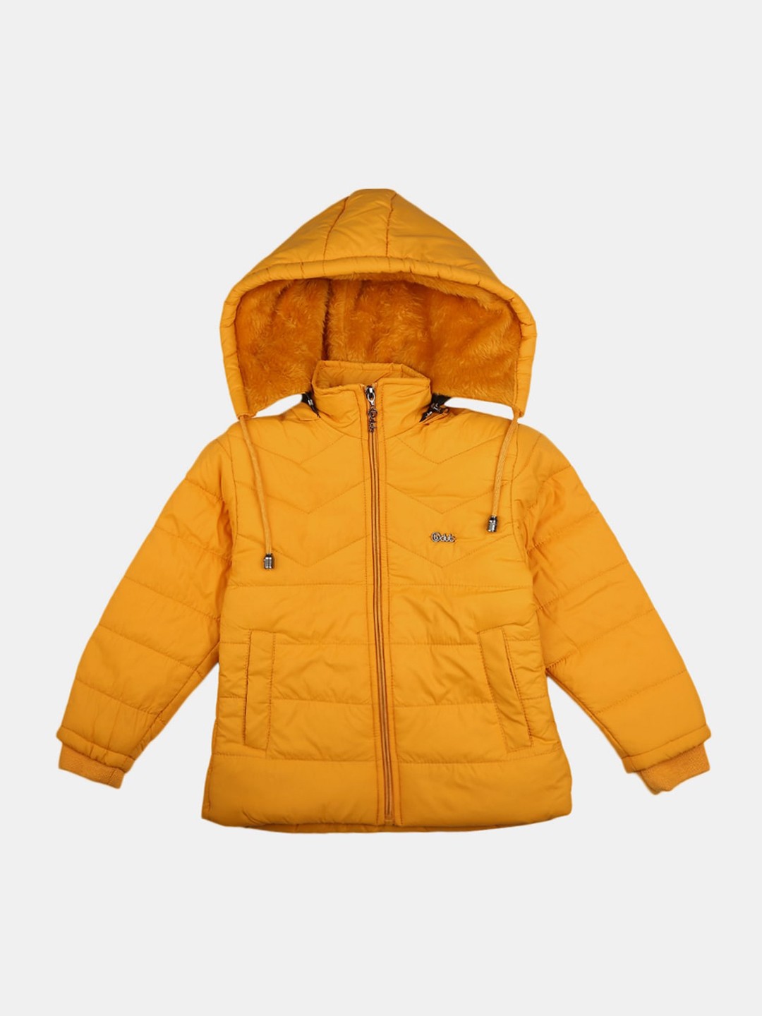 

V-Mart Girls Mustard Puffer Jacket