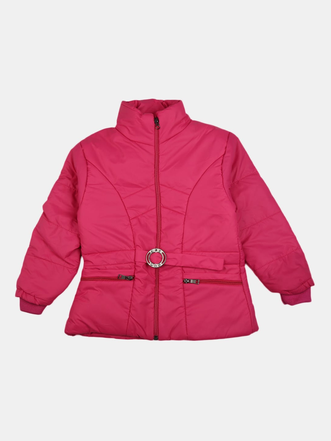 

V-Mart Girls Fuchsia Longline Outdoor Puffer Jacket