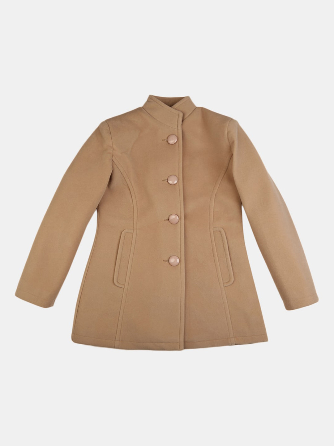 

V-Mart Girls Off White Longline Outdoor Tailored Jacket