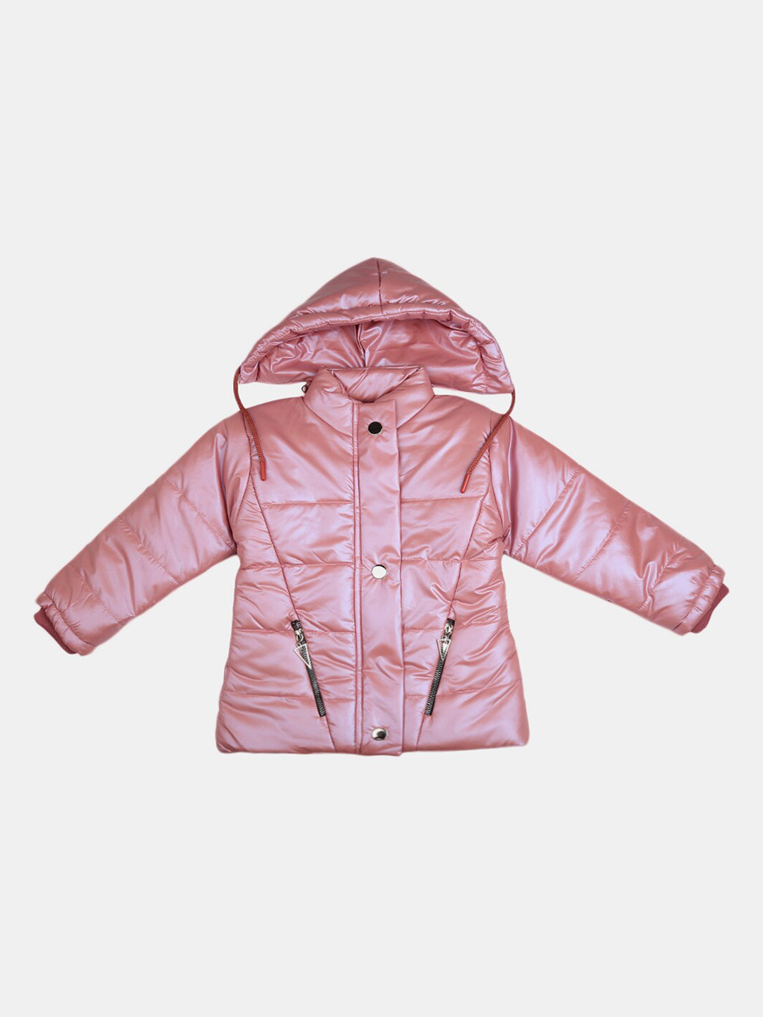 

V-Mart Girls Pink Outdoor Puffer Jacket