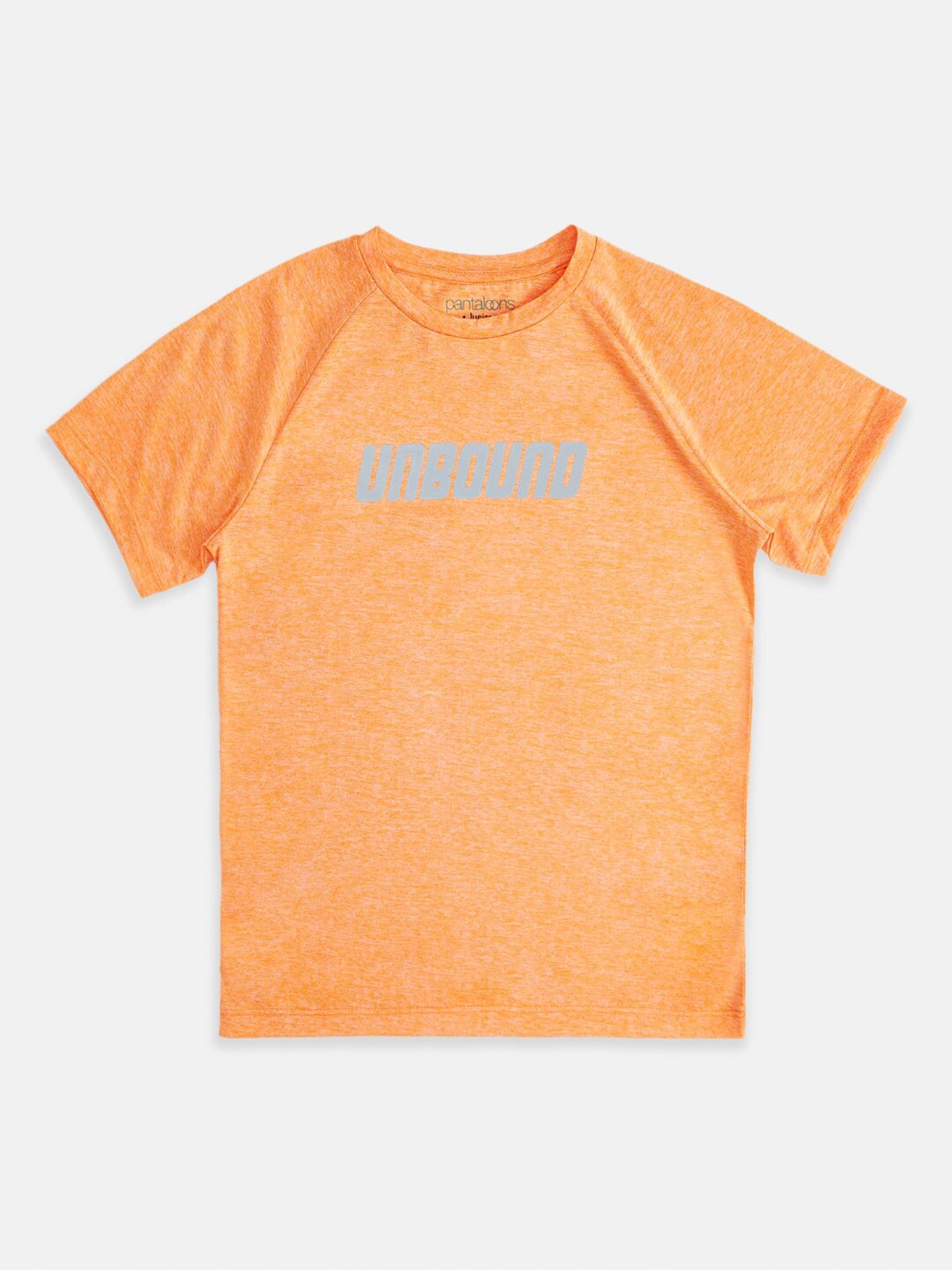 

Pantaloons Junior Boys Orange Cotton Typography Printed T-shirt