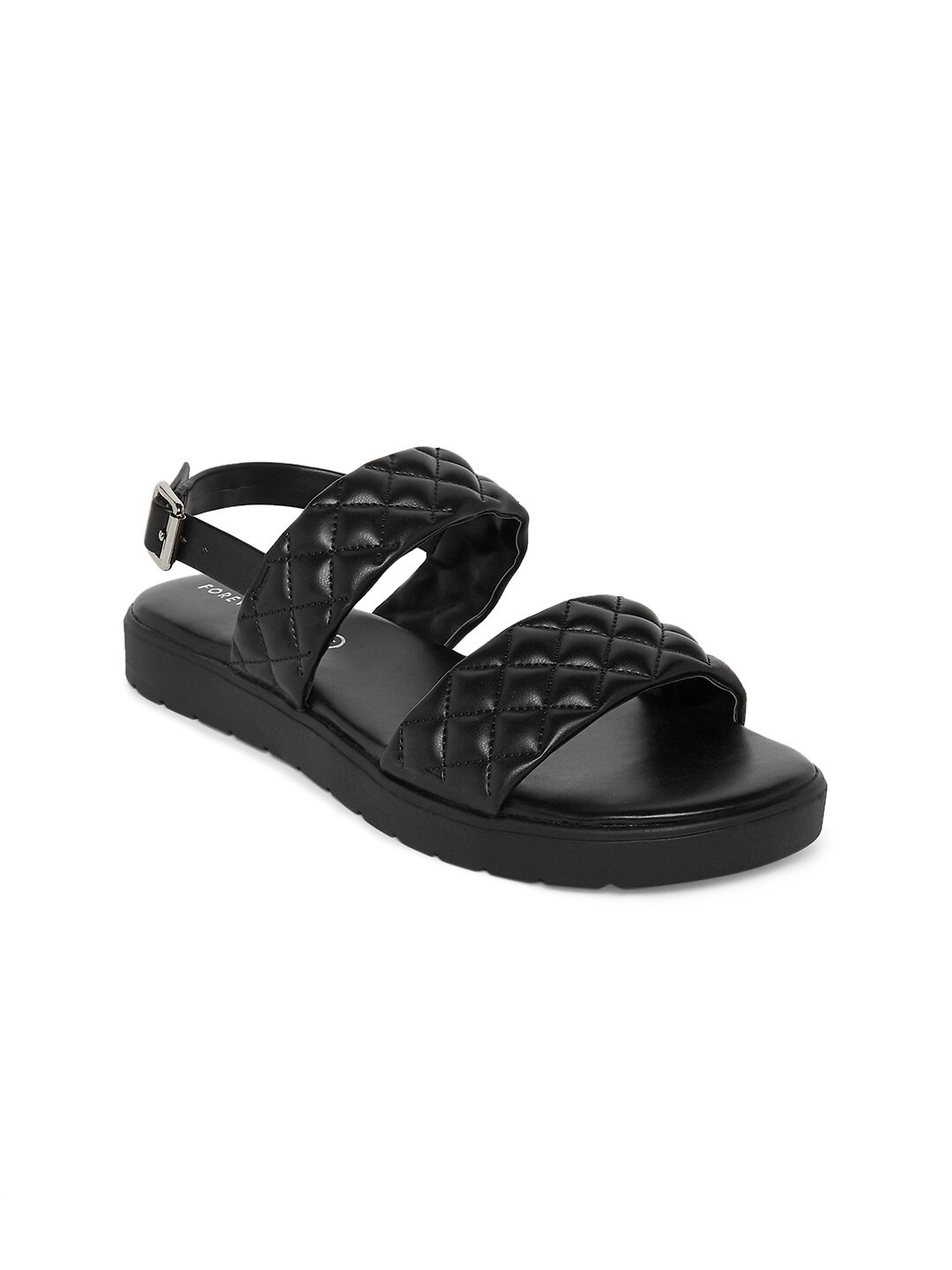 

Forever Glam by Pantaloons Women Black Open Toe Flats