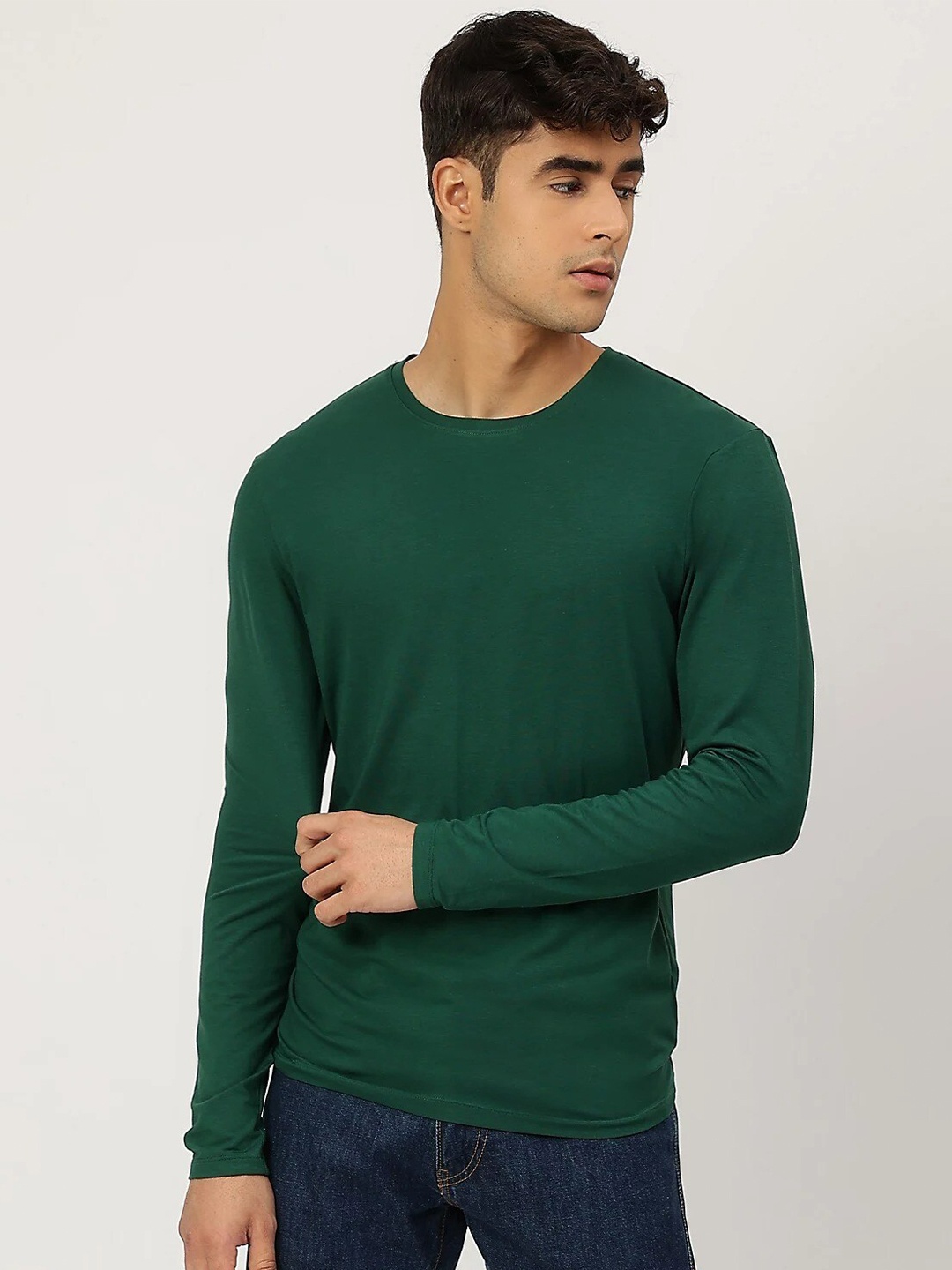 

Marks & Spencer Men Green T-shirt