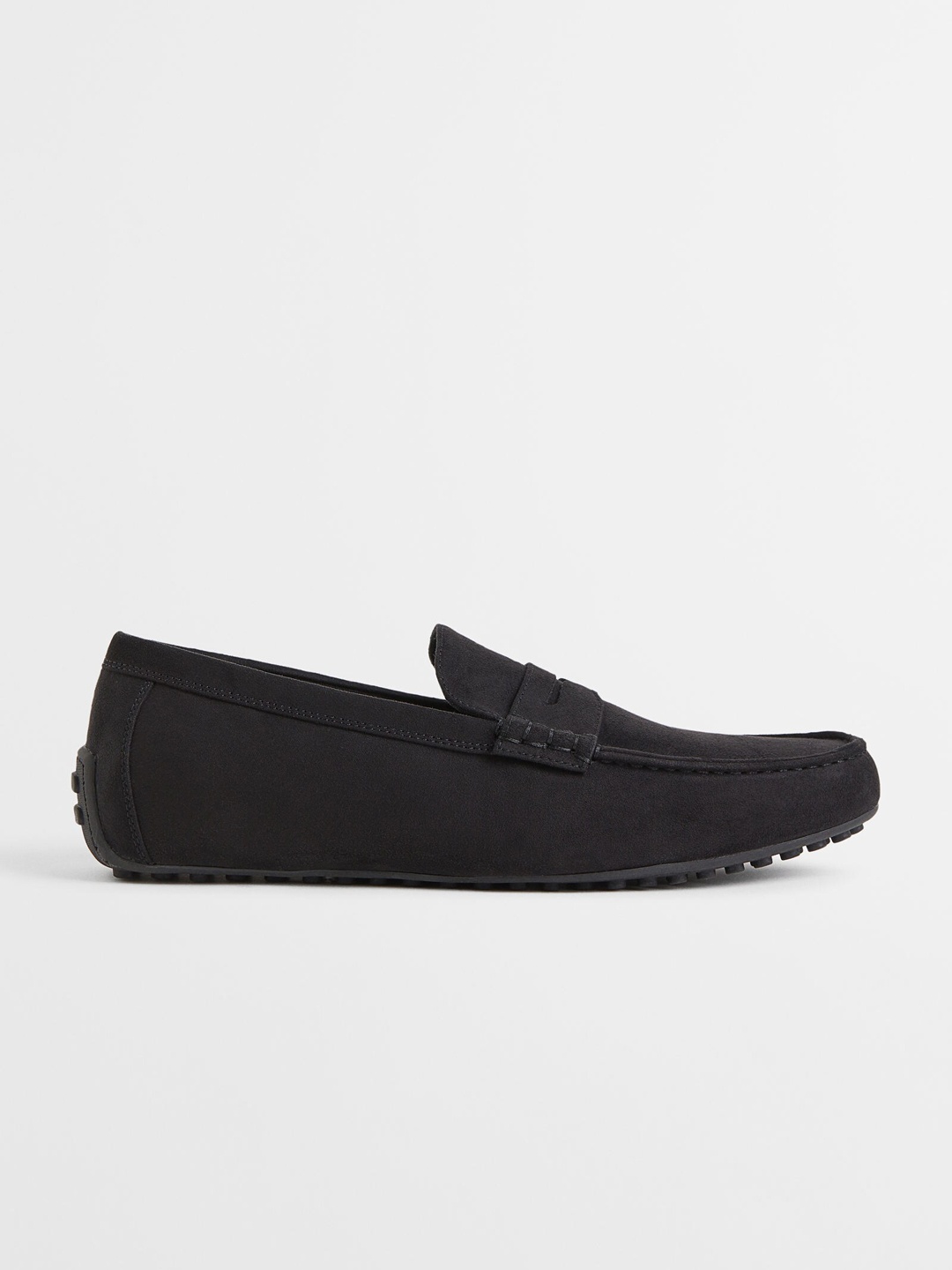 

H&M Men Imitation suede driving shoes, Black