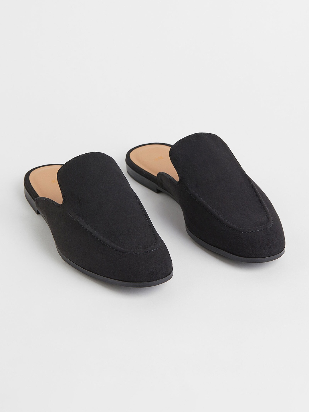 

H&M Men Black Mule loafers