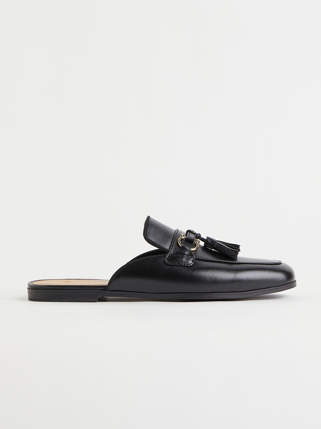 

H&M Men Tassel mule loafers, Black