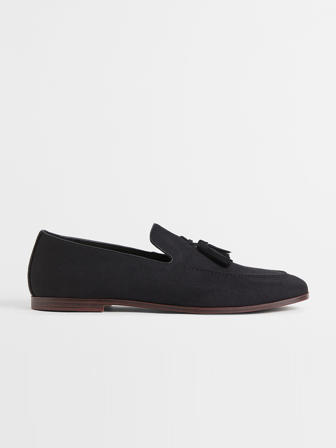 

H&M Men Black Tasselled loafers