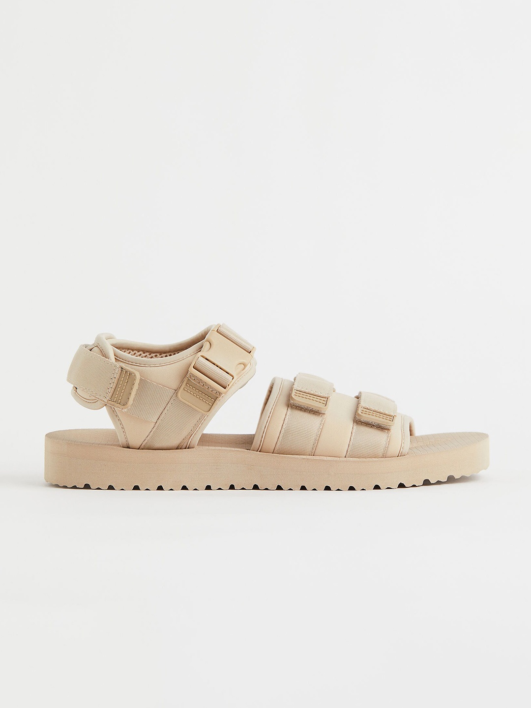 

H&M Men Beige Strappy sandals