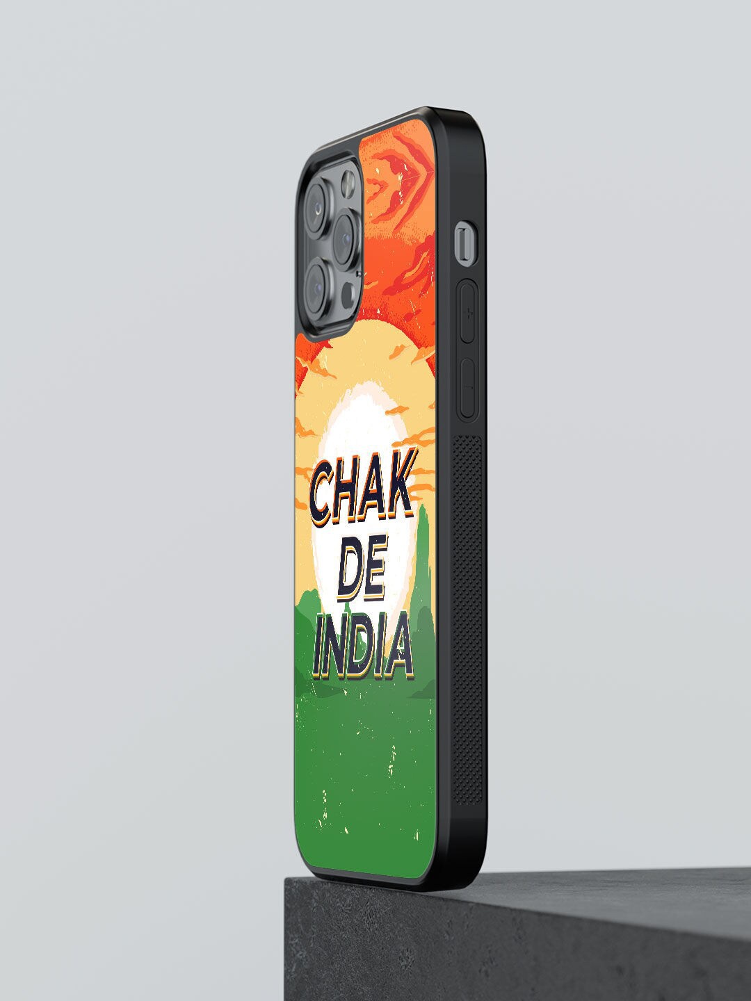

macmerise Orange Colored & Green SK Autumn Printed iPhone 12 Pro Bumper Mobile Phone Case