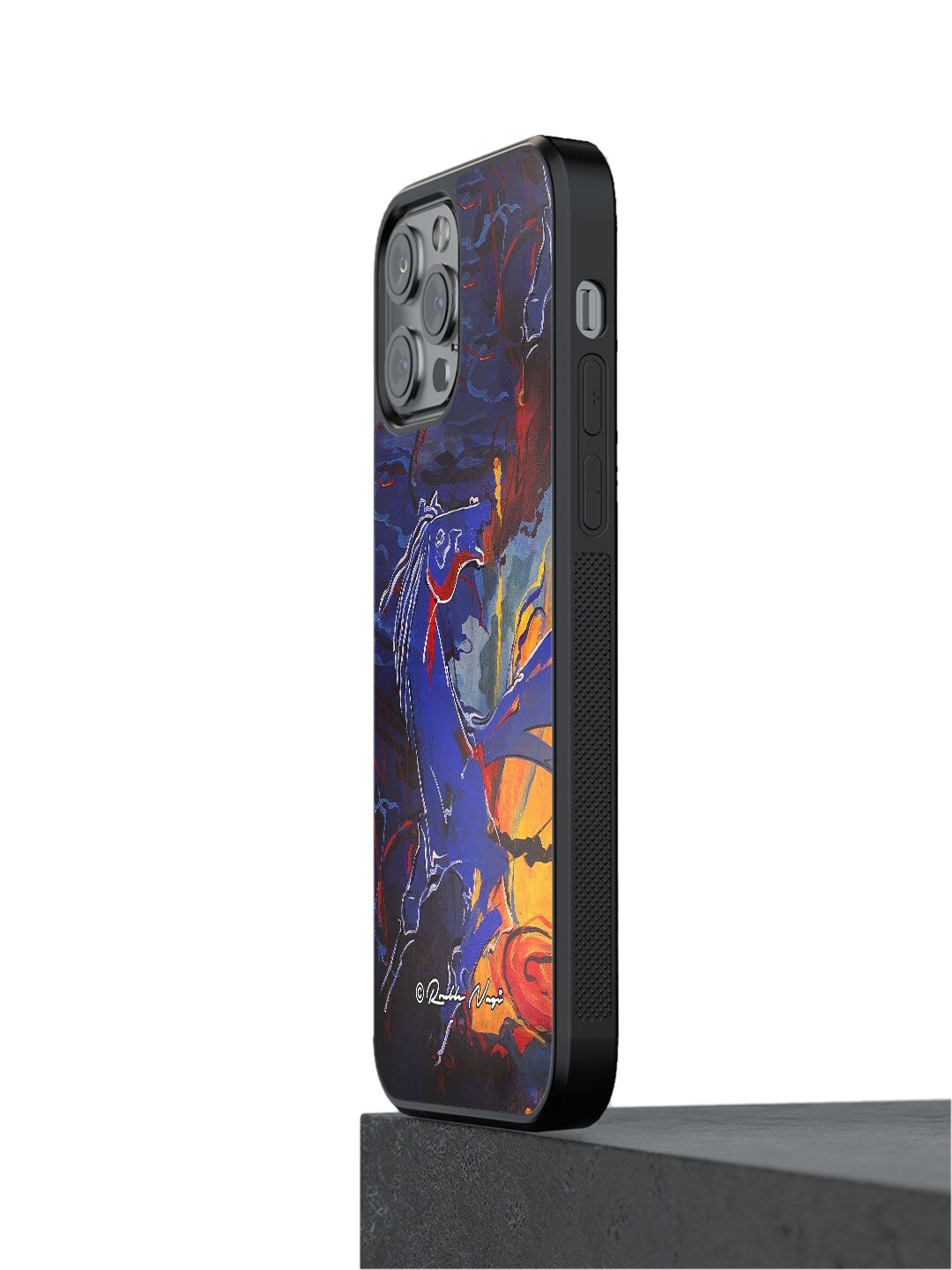 

macmerise Blue & Orange Young Idol Design iPhone 12 Pro Back Case
