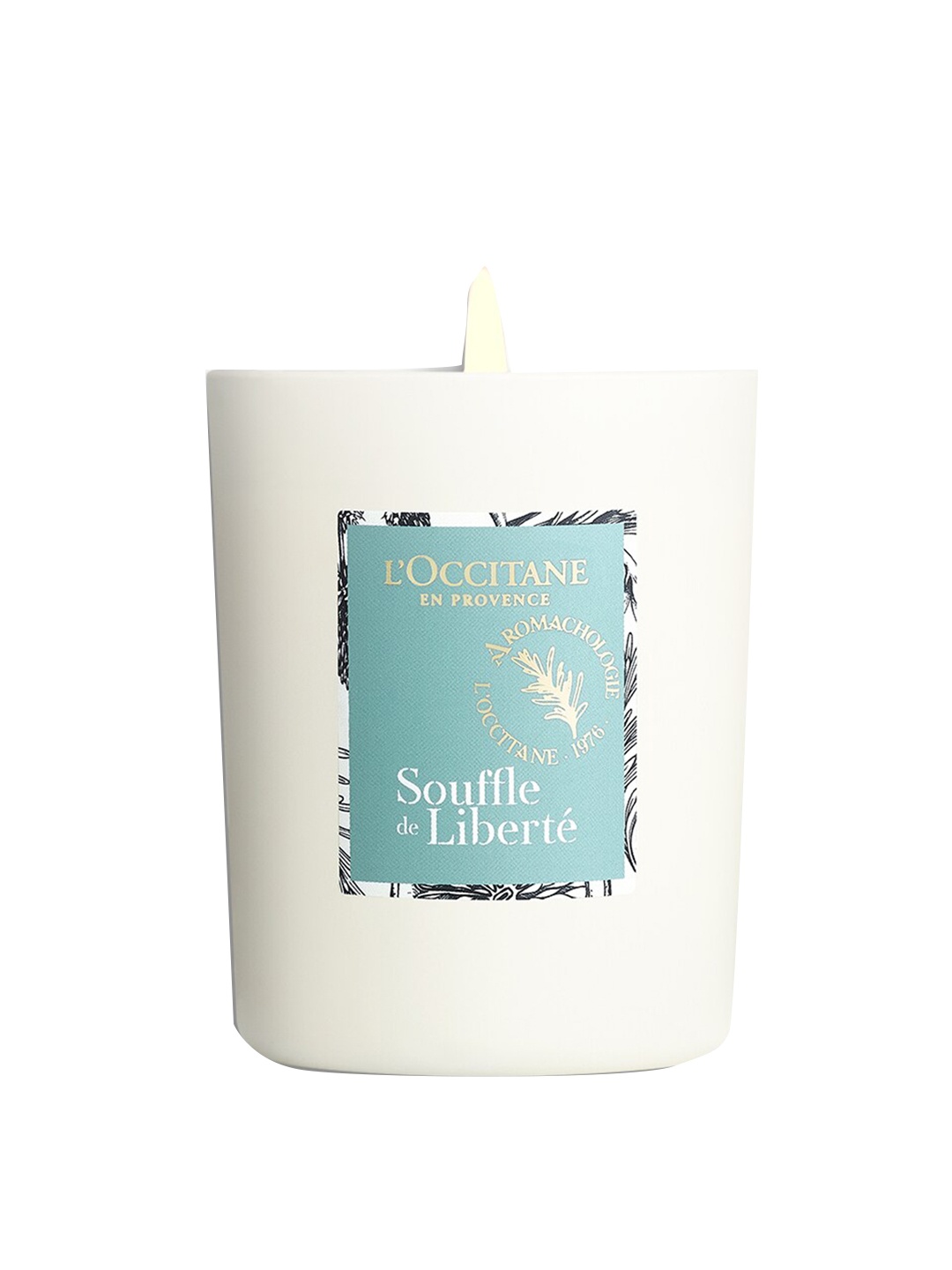 

LOccitane en Provence White Printed Revitalising Candles