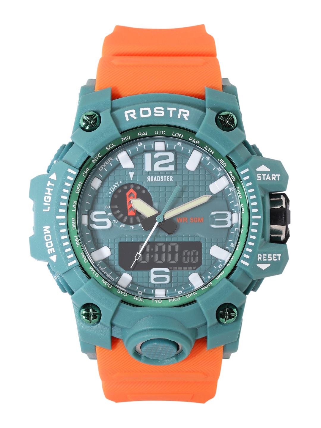 

Roadster Men Patterned Analogue and Digital Watch MFB-PN-SM-8545, Green