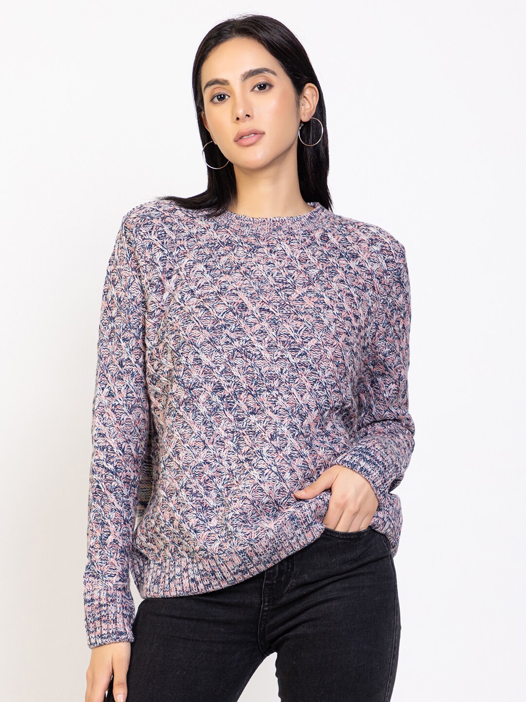 

Species Women Pink & Blue Pullover