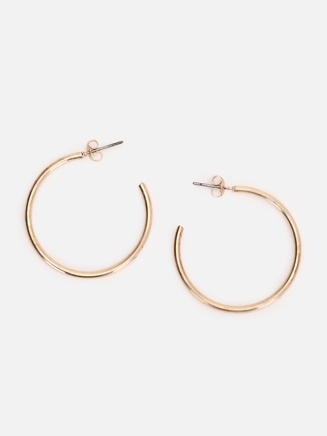 

FOREVER 21 Women Gold-Toned Contemporary Hoop Earrings