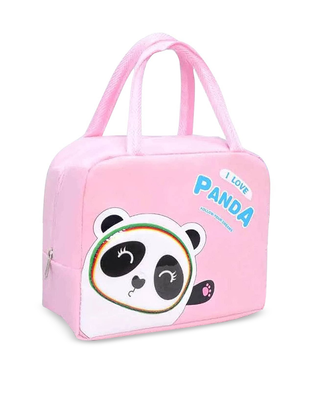 

HOUSE OF QUIRK Pink Printed Lunch Bag