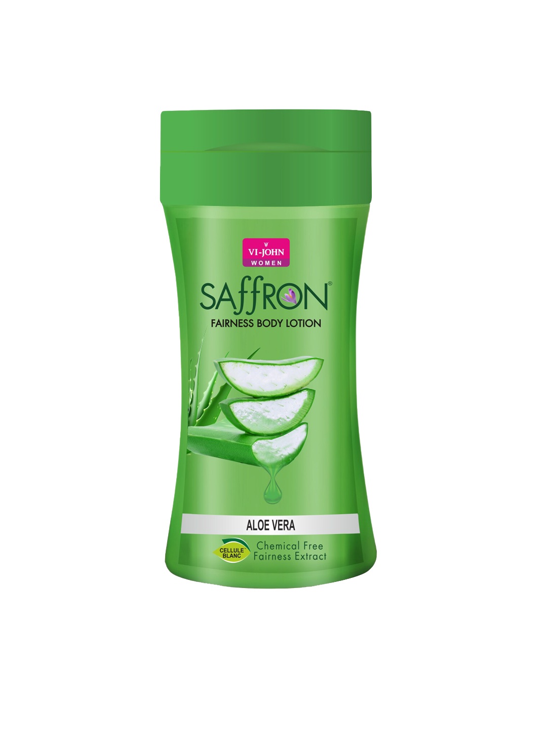 

VI-JOHN Saffron Fairness Aloe Vera Body Lotion 250 ml, Green