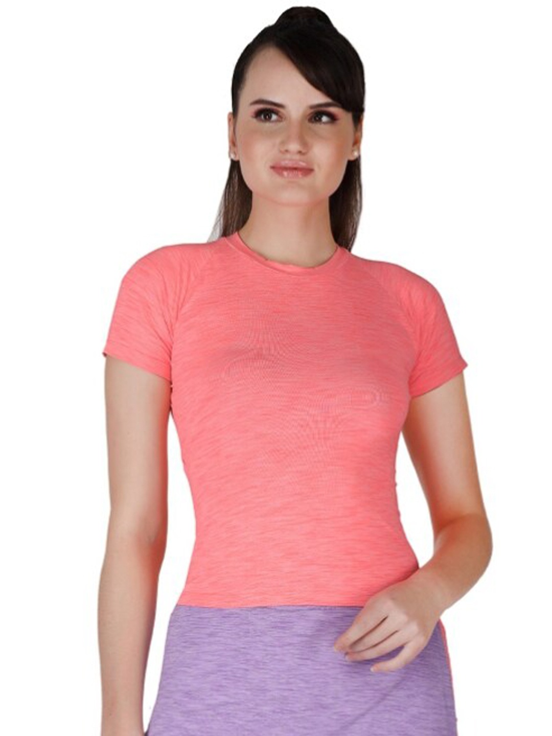 

La Aimee Pink Solid Top