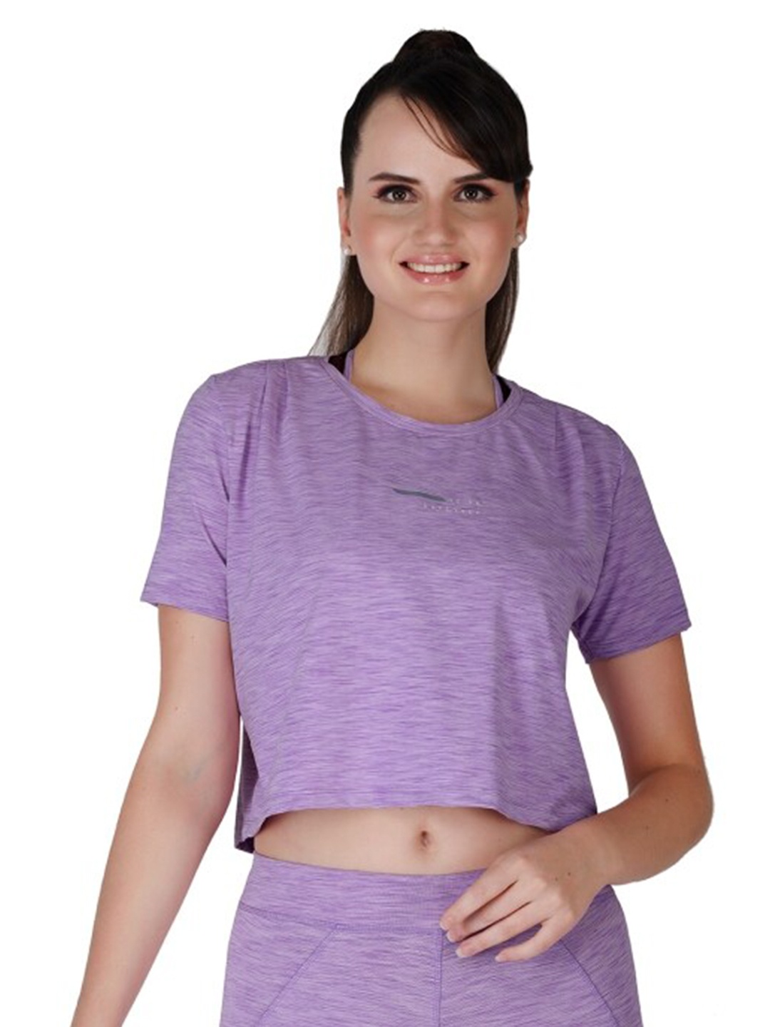 

La Aimee Classic Purple Solid Top