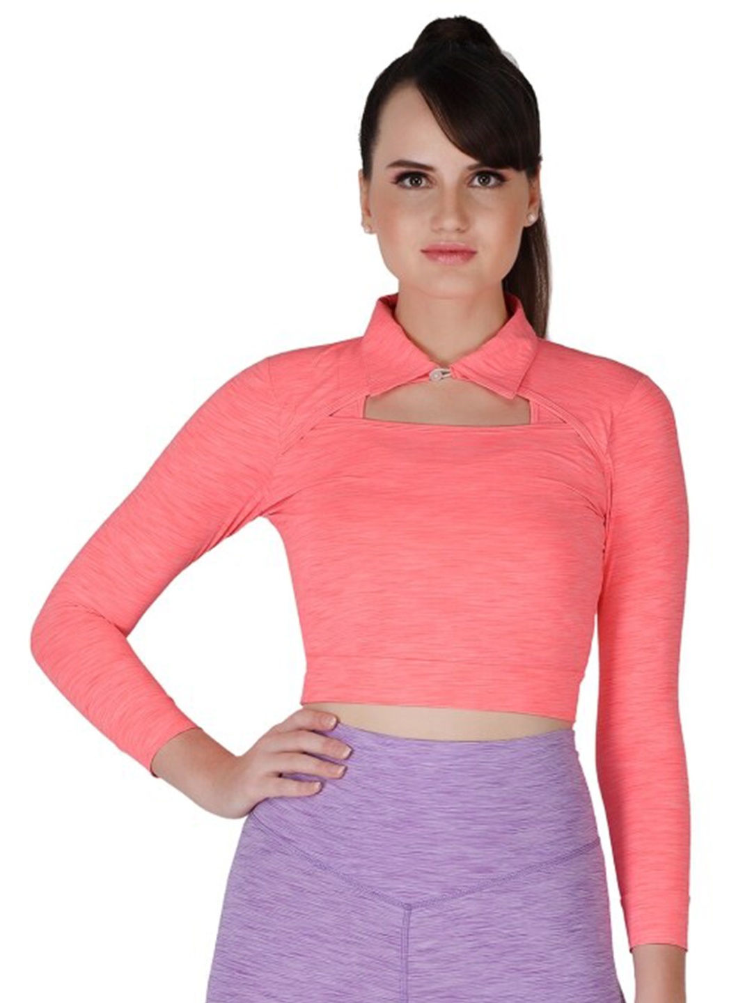 

La Aimee Pink Solid Top