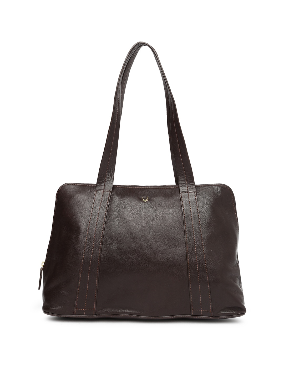 

Hidesign Brown Solid Leather Shoulder Bag