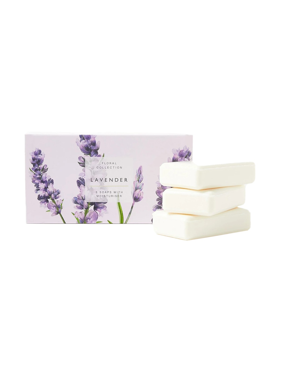 

Marks & Spencer Set Of 3 White Lavender Soaps