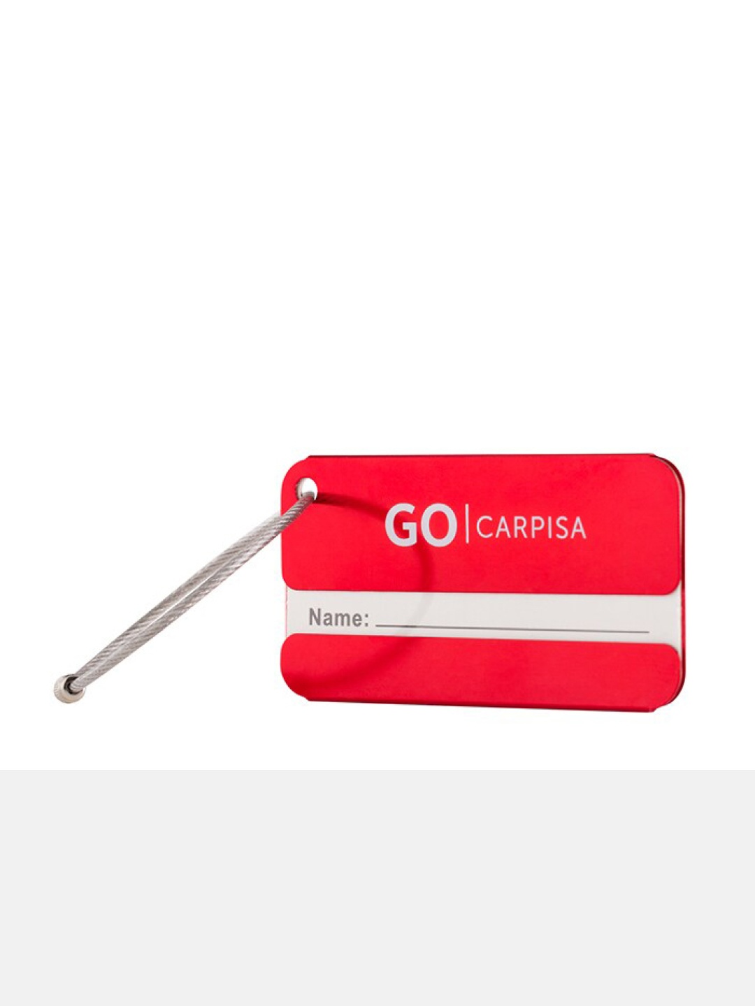 

CARPISA Red Printed Travel Luggage Tag