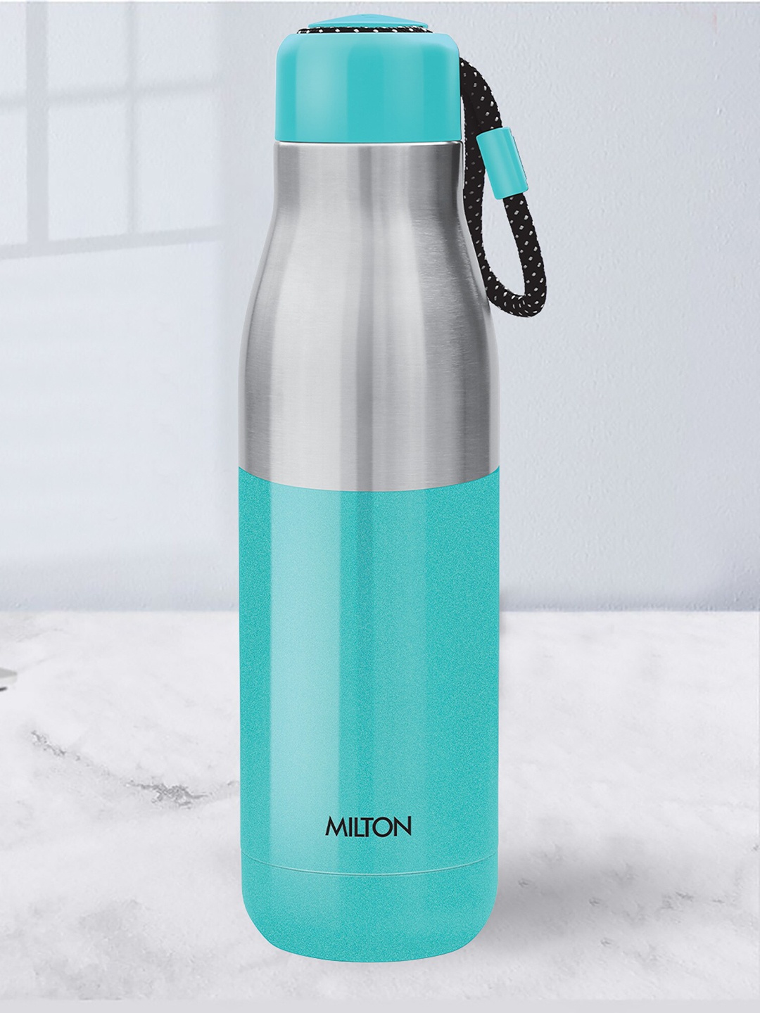 

Milton Eminent 800 Aqua Green 24 Hours Hot & Cold Thermosteel Water Bottle 747 ml