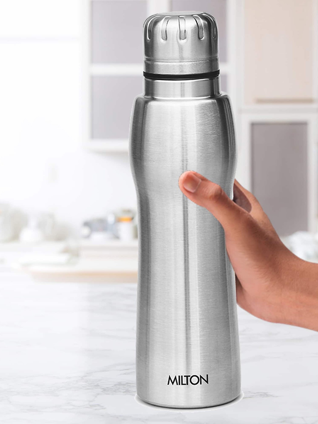 

Milton Silver-Colored Verve 600 Thermosteel 24 Hours Hot and Cold Water Bottle 600 ml