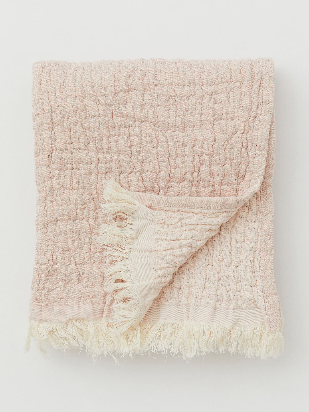 

H&M Girls Pink Solid Cotton Blanket