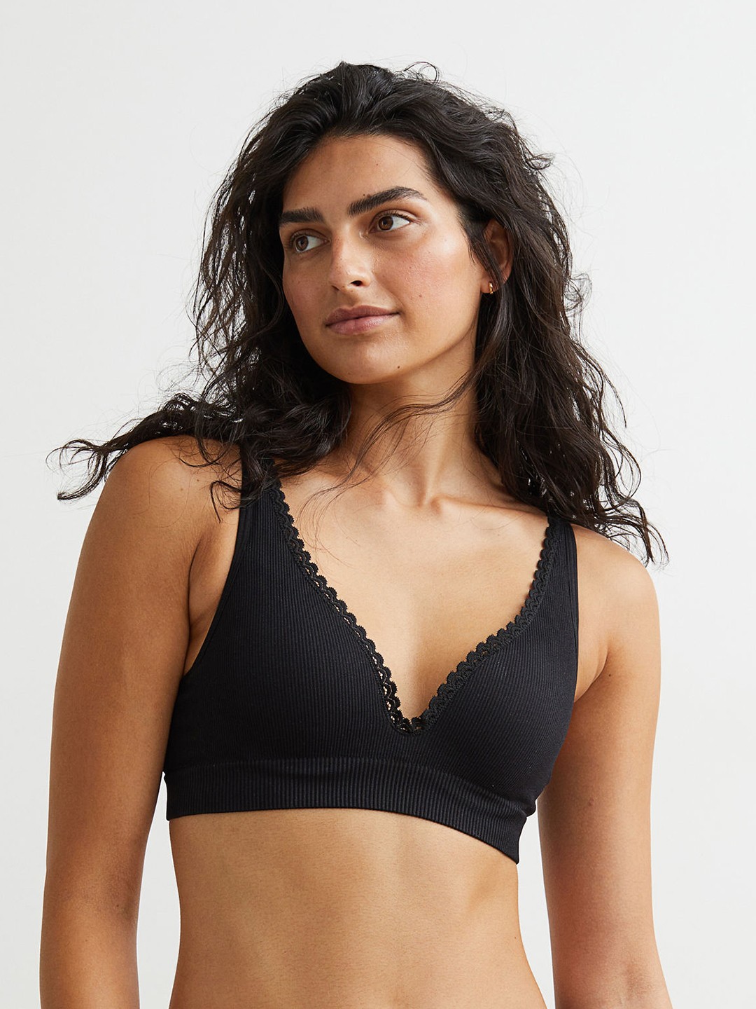 

H&M Women Black Seamless Jersey Push-Up Bra