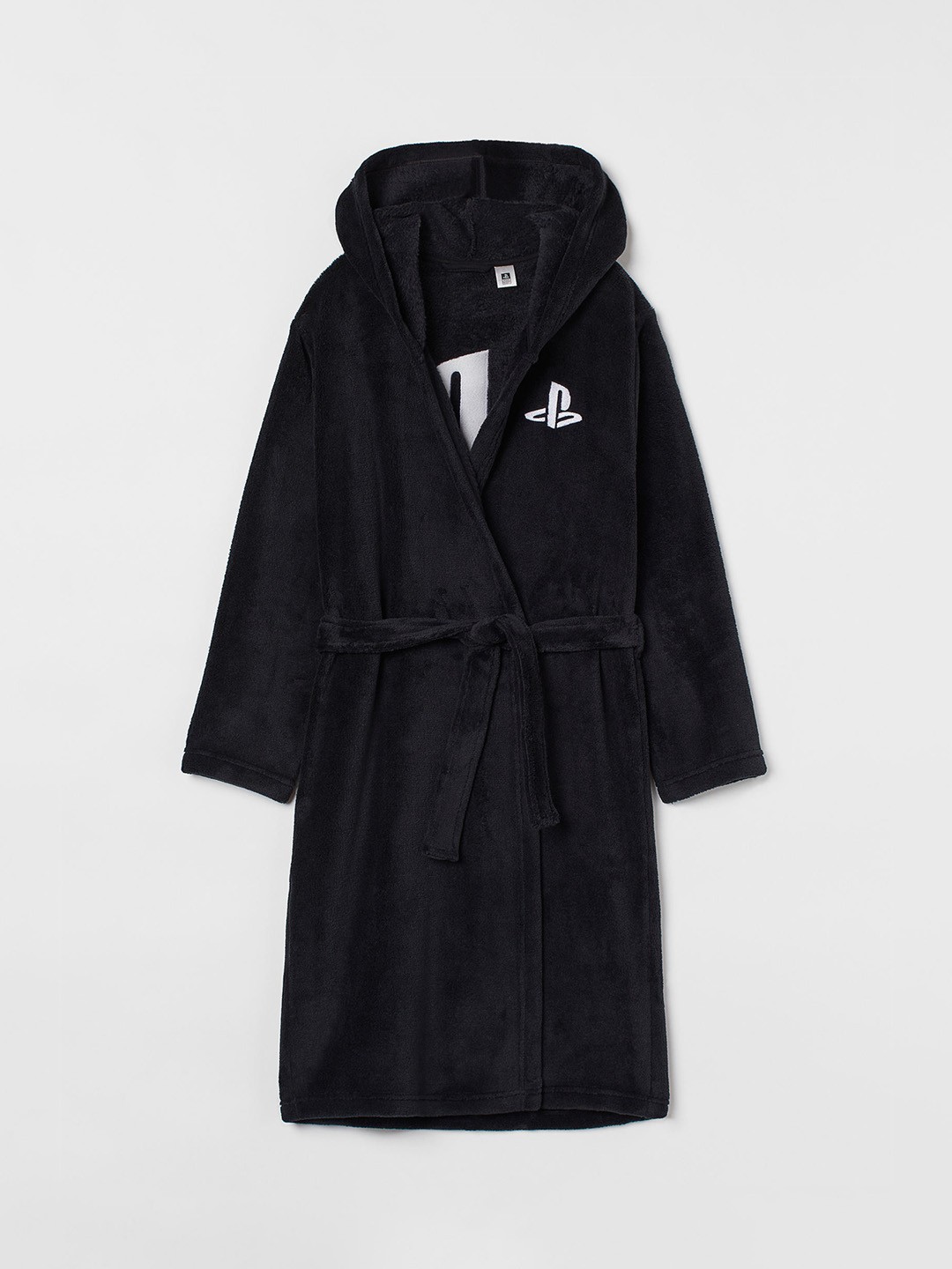 

H&M Boys Black Applique Dressing Gown