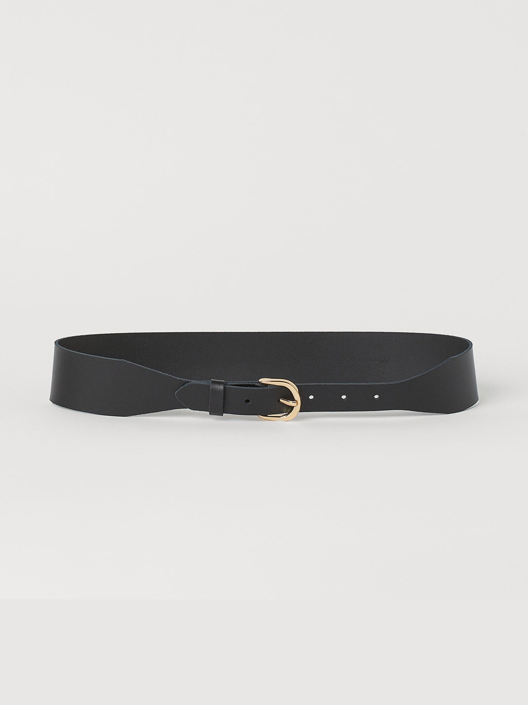 

H&M Women Leather waist belt, Black