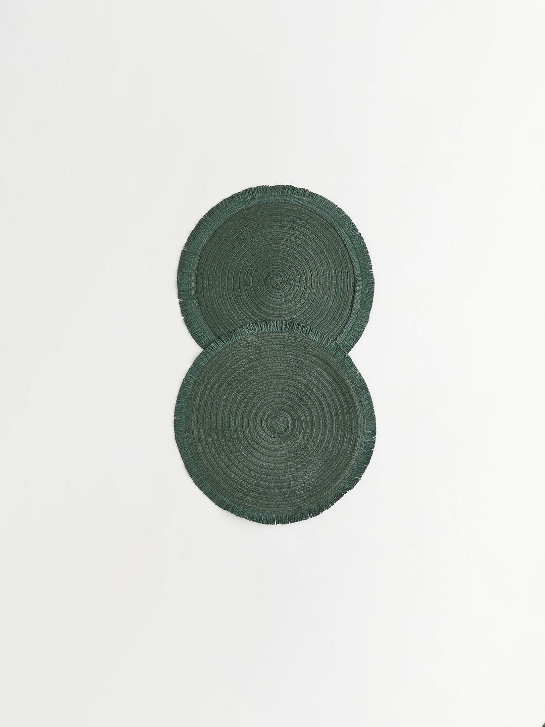 

H&M Green 2-Pack Round Place Mats