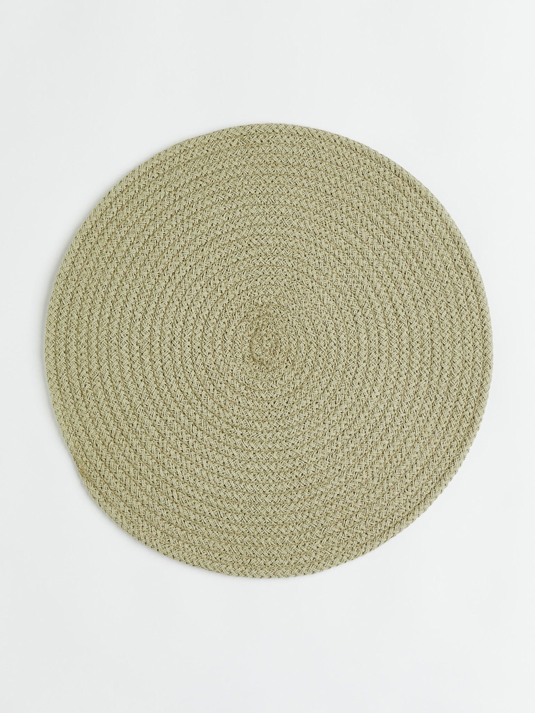

H&M Round cotton place mat, Green