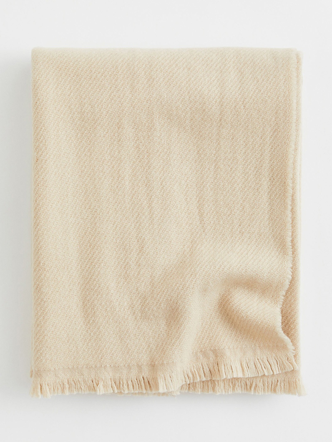 

H&M Unisex Wool blanket, Beige