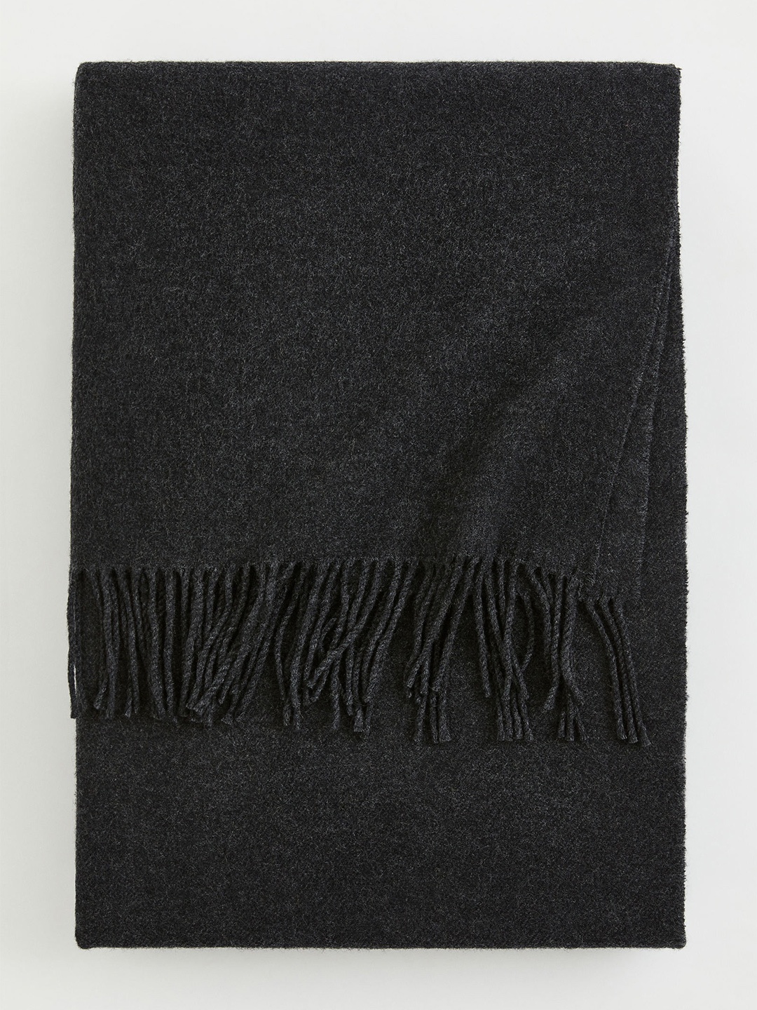 

H&M Grey Wool-Blend Blanket