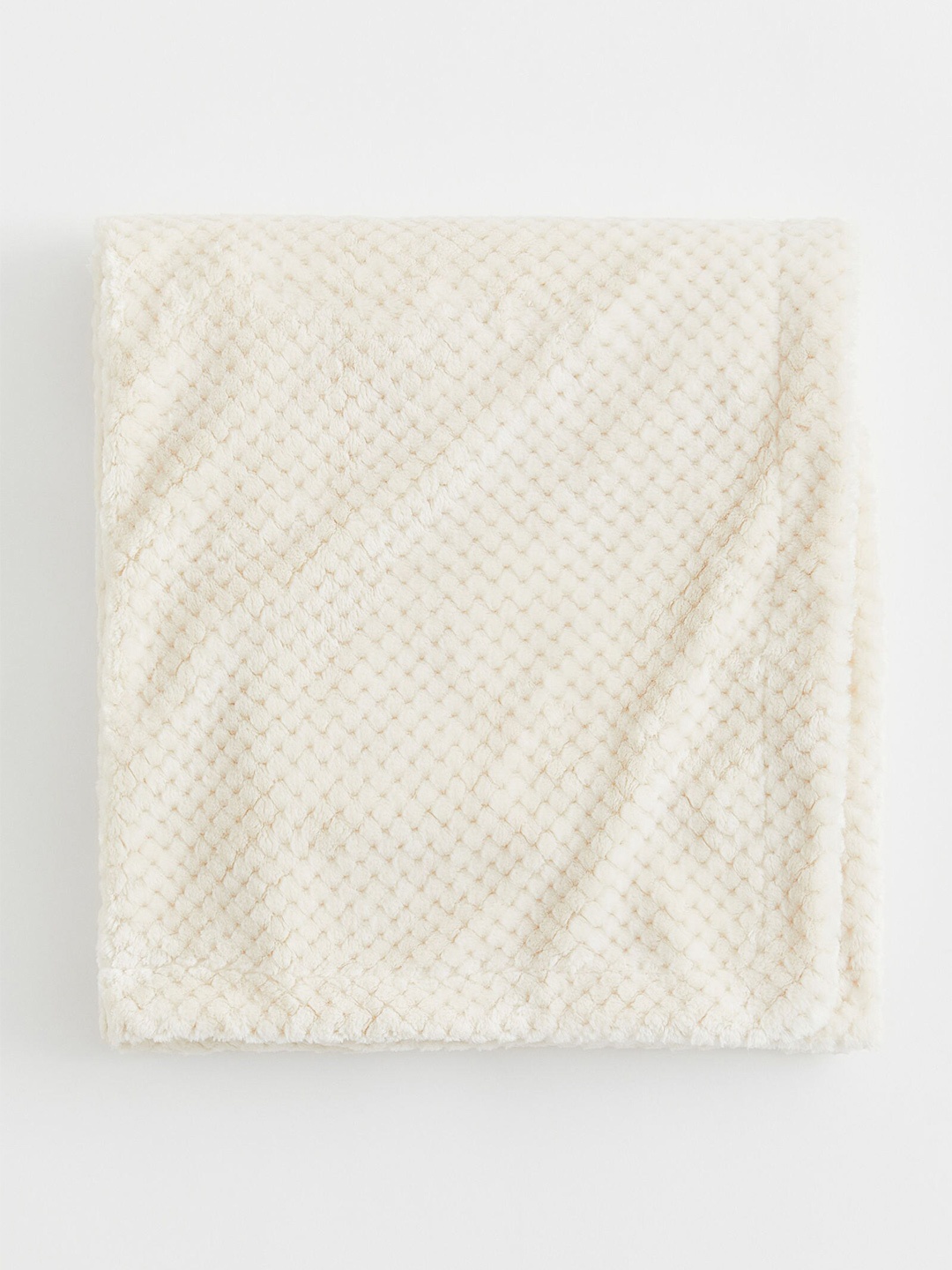 

H&M Girls Fleece blanket, White