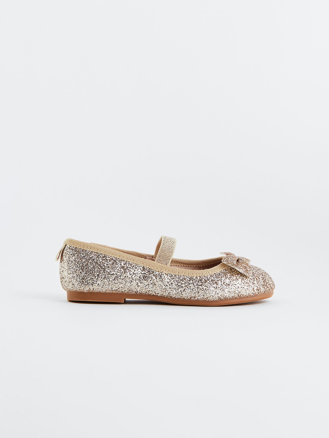 

H&M Girls Gold Ballet Pumps