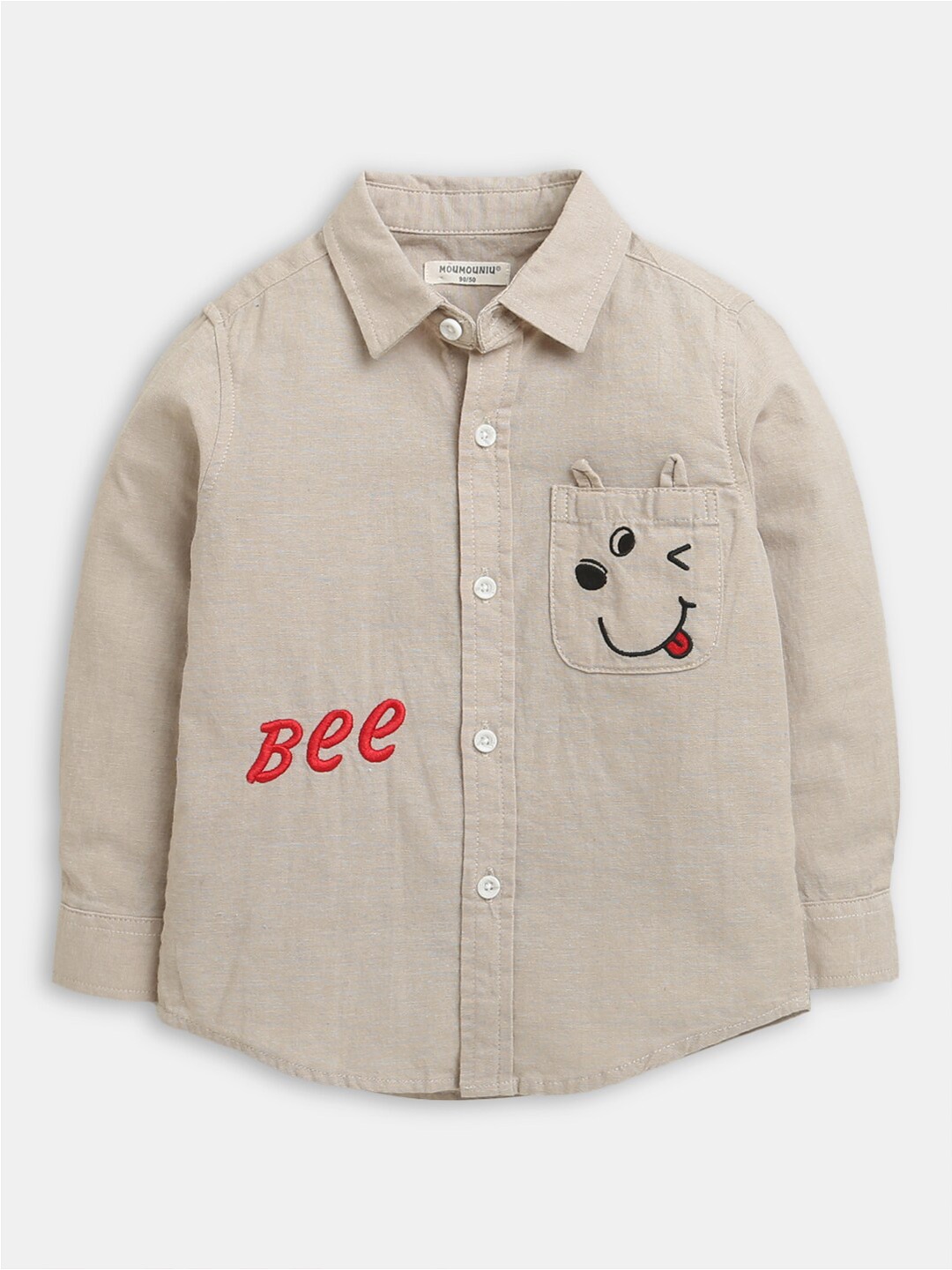 

Hopscotch Boys Beige Casual Shirt