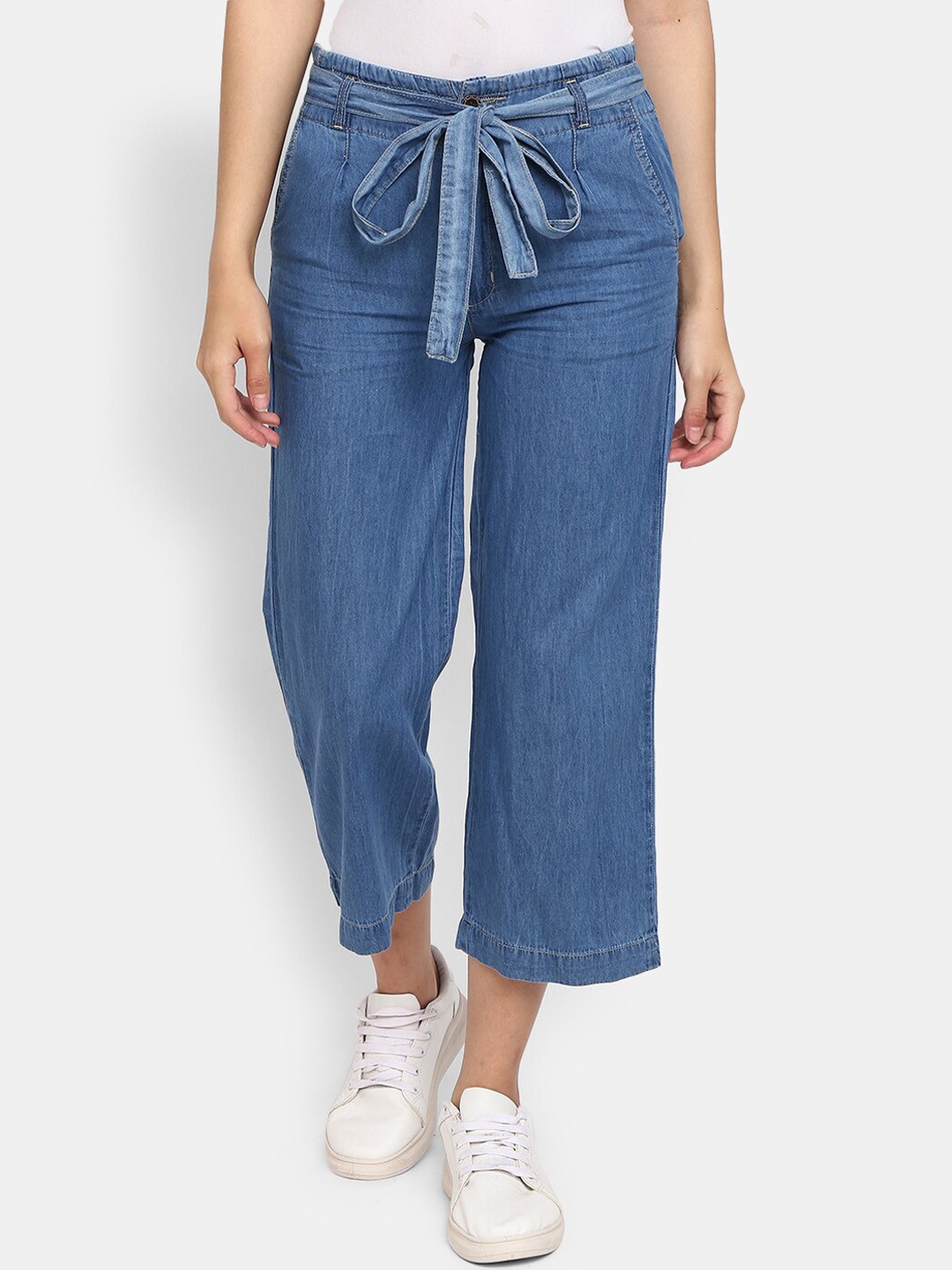 

V-Mart Women Blue Medium Shade Classic Cotton Jeans