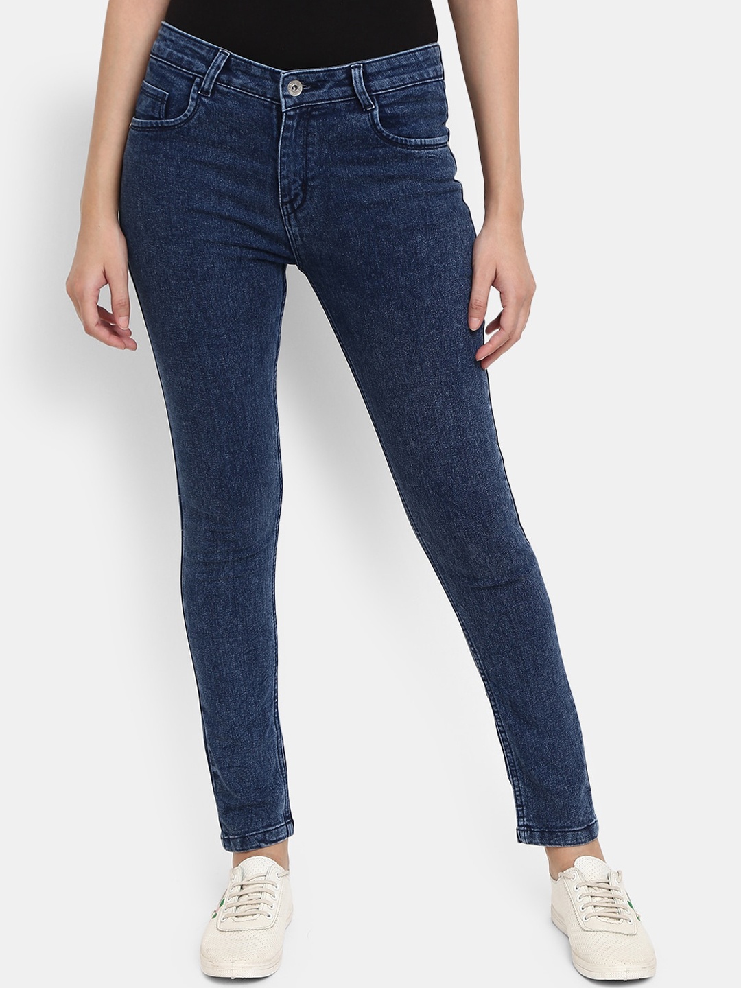 

V-Mart Women Blue Classic Cotton Jeans