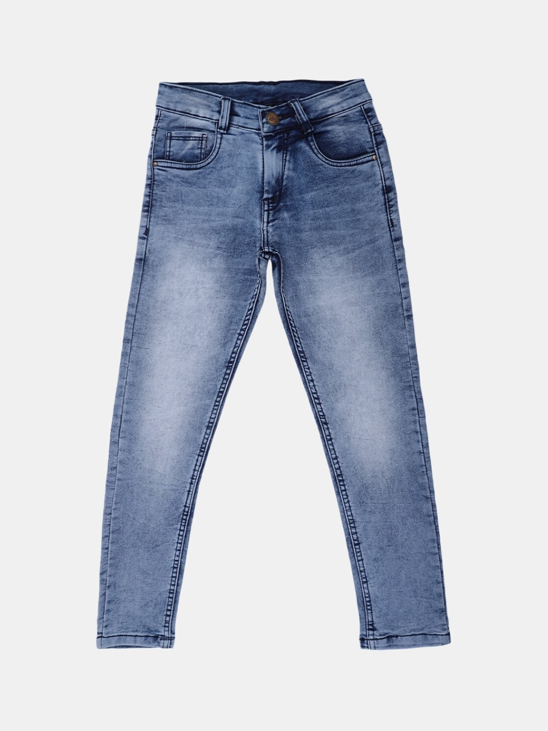 

V-Mart Boys Blue Heavy Fade Classic Cotton Jeans