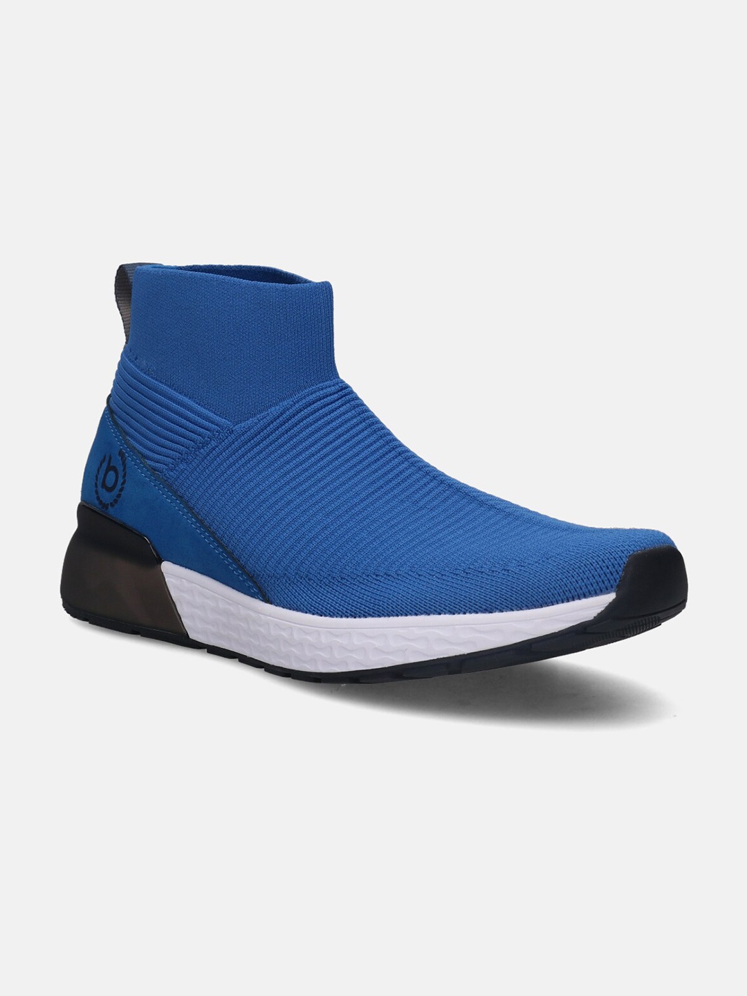 

Bugatti Men Blue Textile Walking Non-Marking Shoes