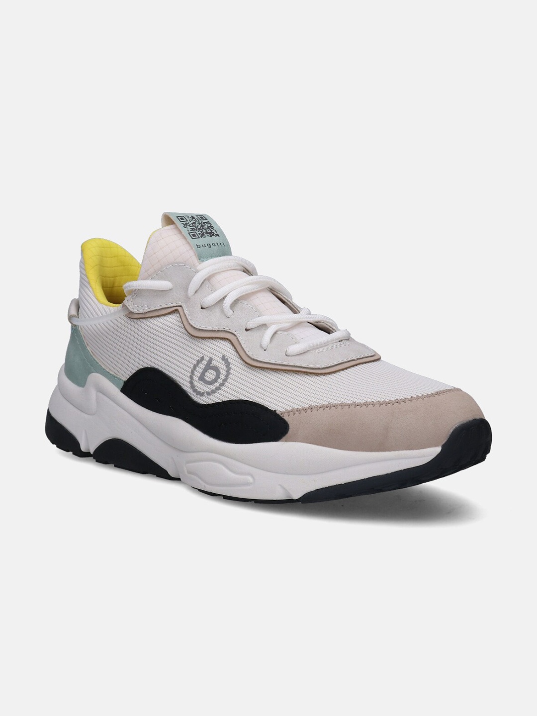 

Bugatti Men White Textile Running Non-Marking Shoes