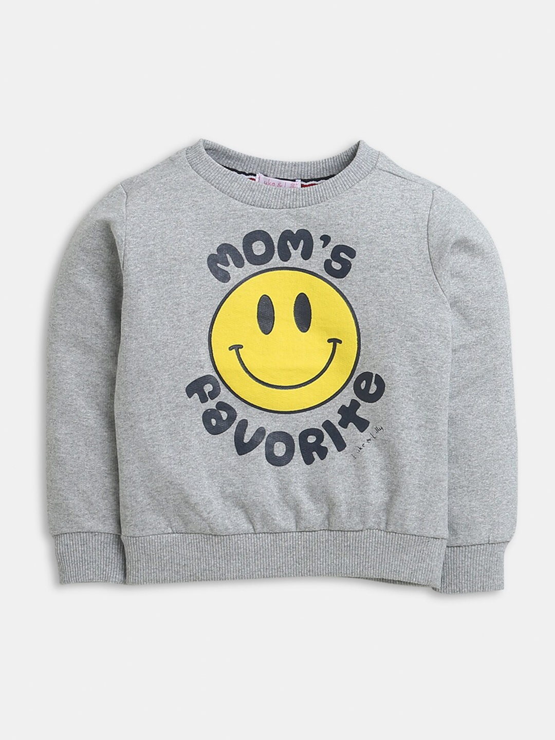 

Hopscotch Boys Grey Pure Cotton Sweatshirt