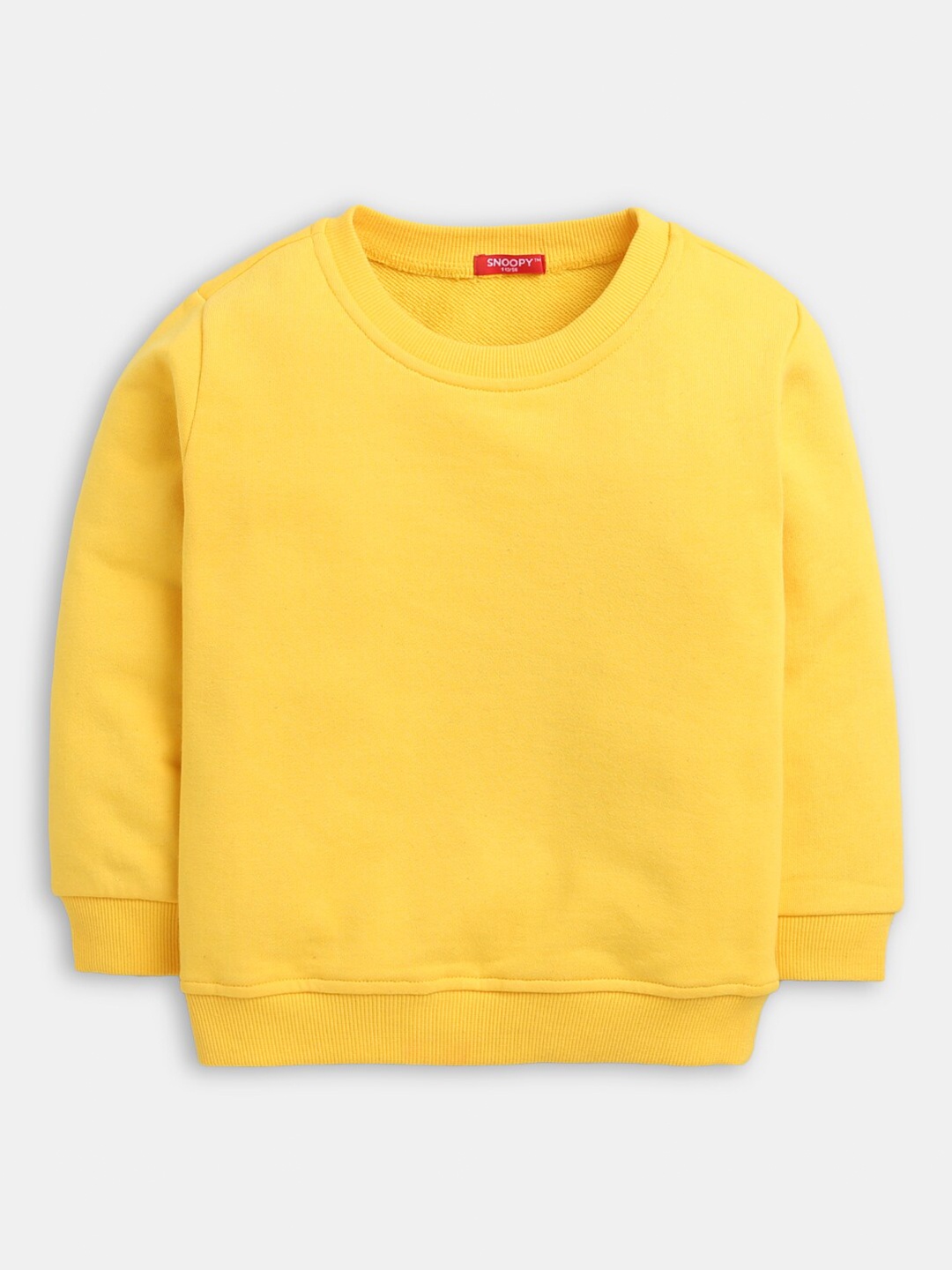 

Hopscotch Boys Yellow Printed Pure Cotton Sweatshirt