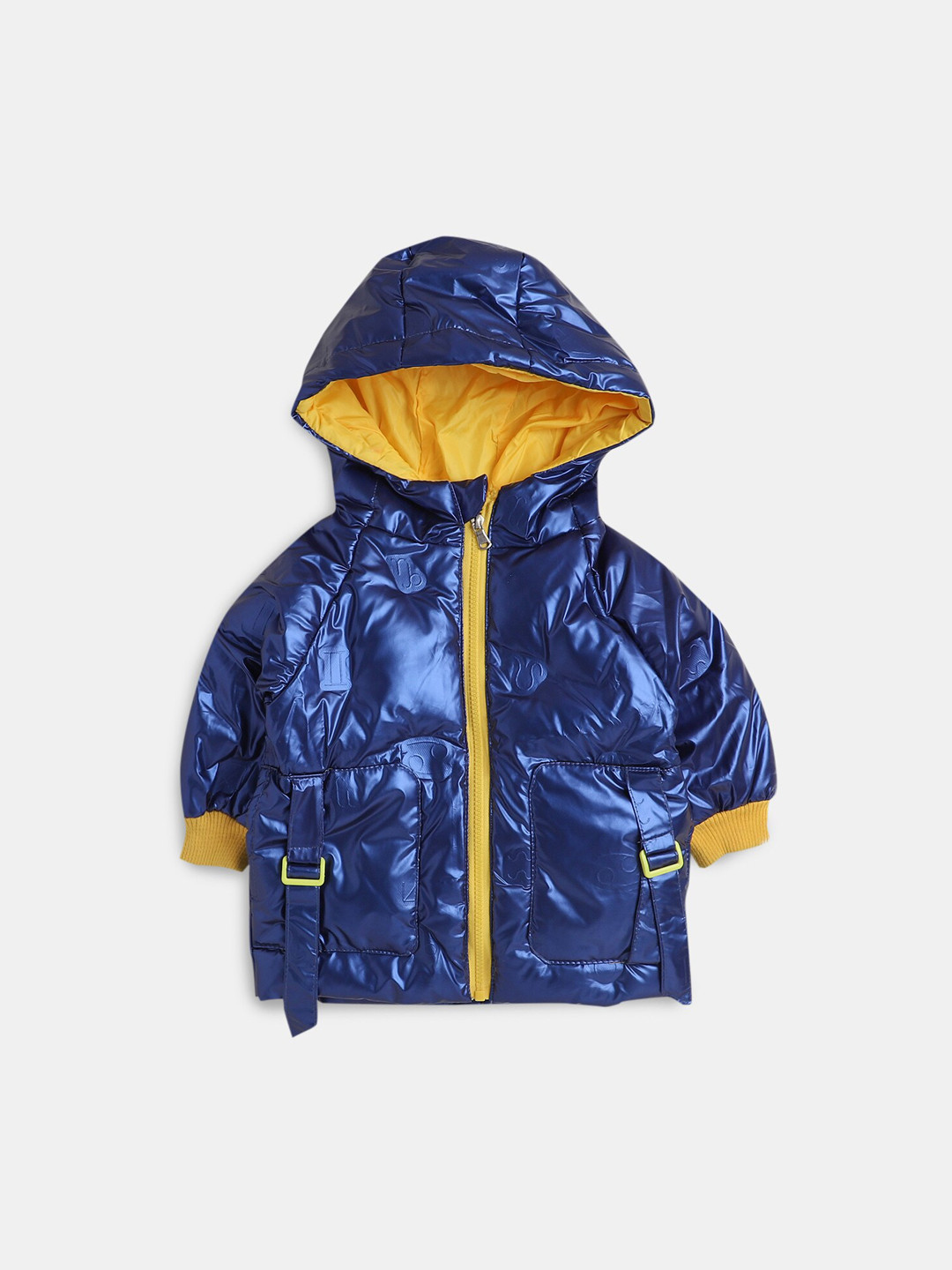 

Hopscotch Boys Blue Hooded Puffer Jacket