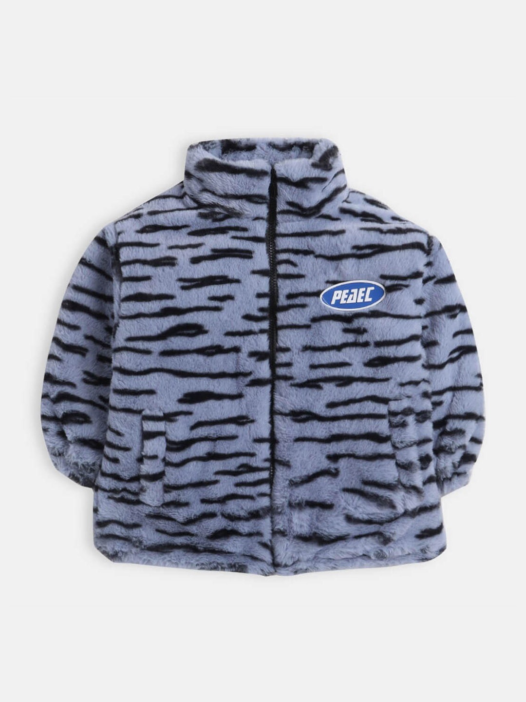 

Hopscotch Boys Blue & Black Acrylic Tailored Jacket