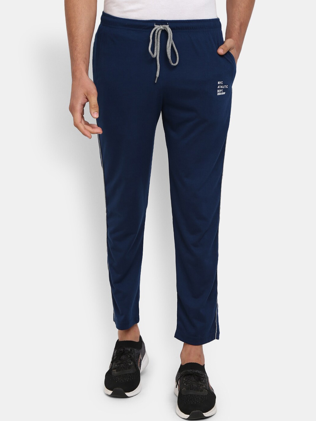 

V-Mart Men Blue Solid Track Pant