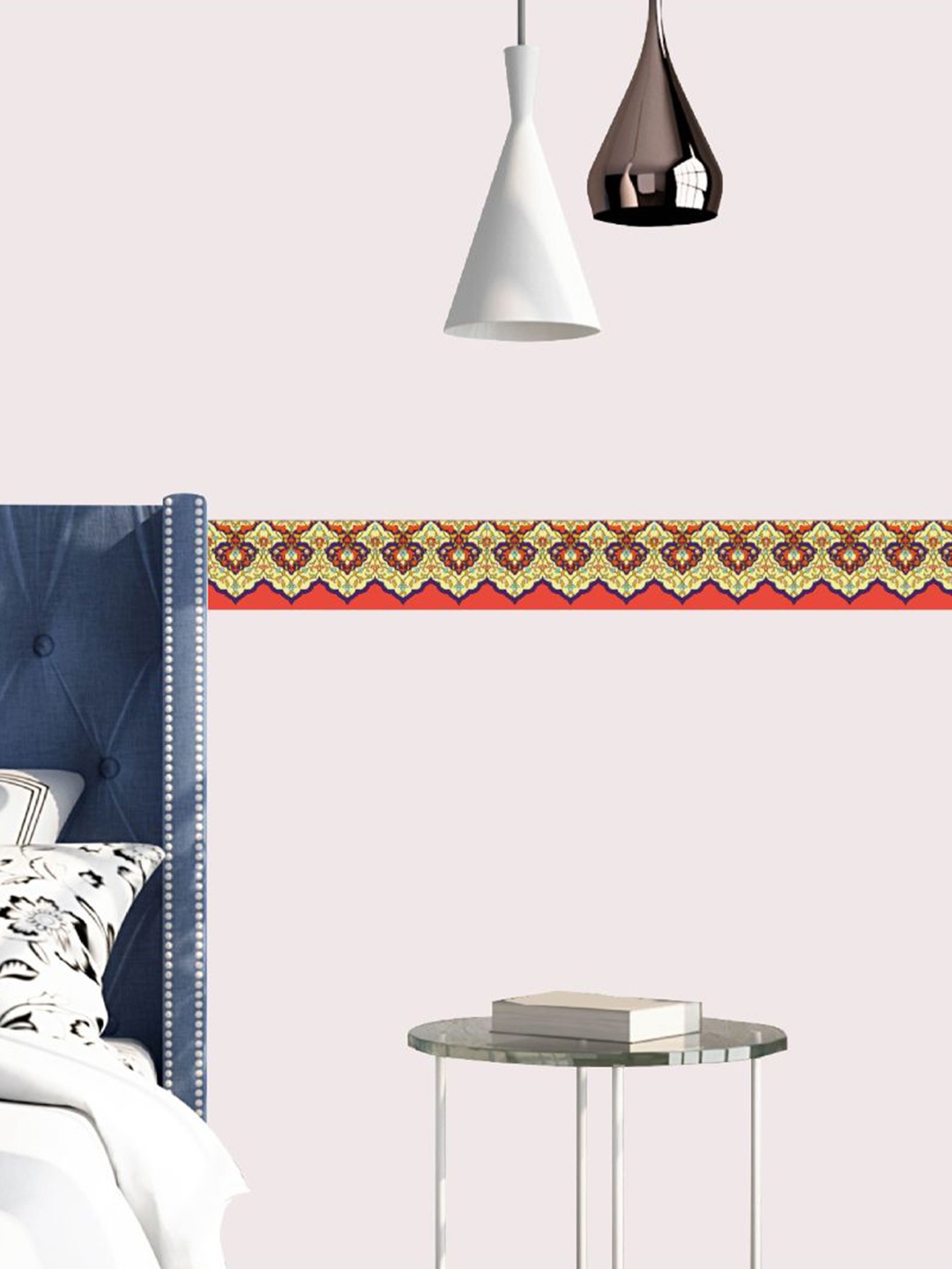 

Asian Paints Red & Yellow Self Adhesive Wall Borders Sticker